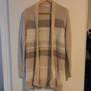 Reitmans Cream Knit Cardigan